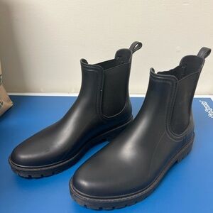 Black Rain Boots